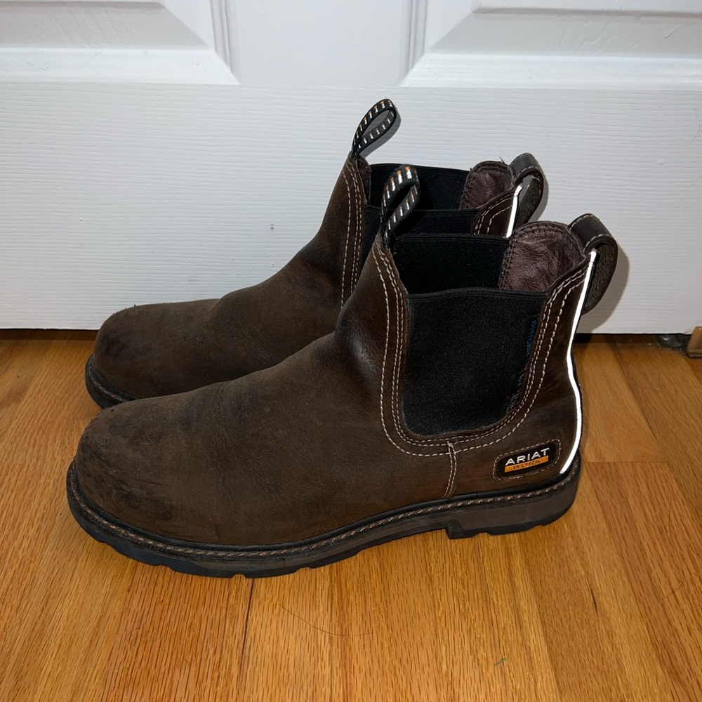 Ariat steel toe work boots